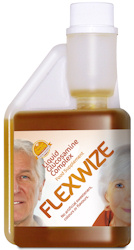 Flexwize liquid glucosamine, chondroitin and MSM for healthy joints and relief from arthritis
