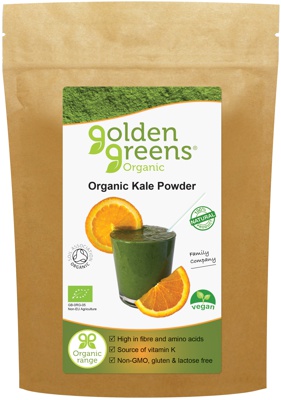 Ebay listing for Golden Greens Organic Kale Powder
