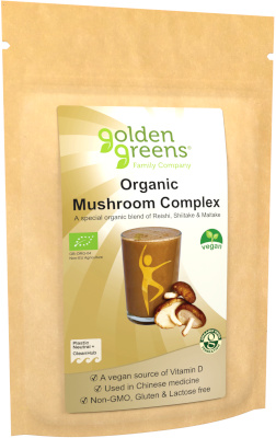 Photograph of Golden Greens Organic Mushroom Complex 50g